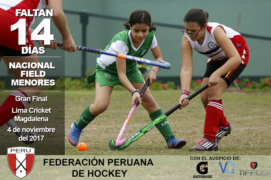 EN DOS SEMANAS CONOCEREMOS A LOS CAMPEONES DEL NACIONAL FIELD DE MENORES