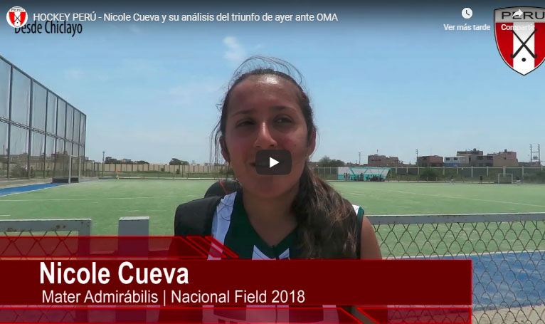 Nicole Cueva y su análisis del triunfo de ayer ante OMA