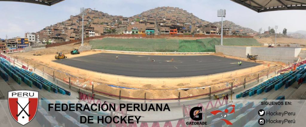 ¡Qué emoción! Las futuras canchas del hockey peruano ya lucen asfaltadas