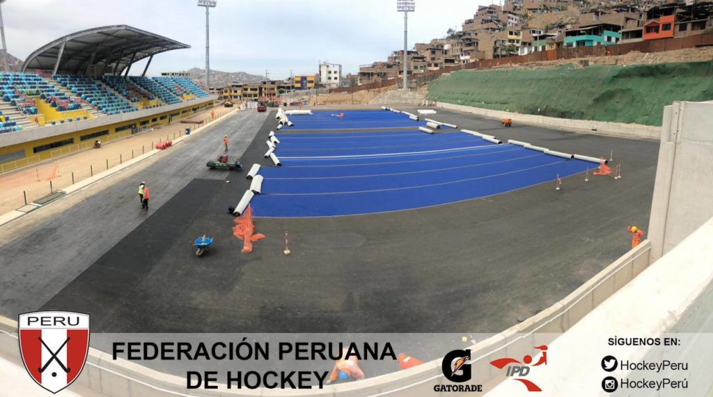 Sigue el avance de las obras en las nuevas canchas de hockey