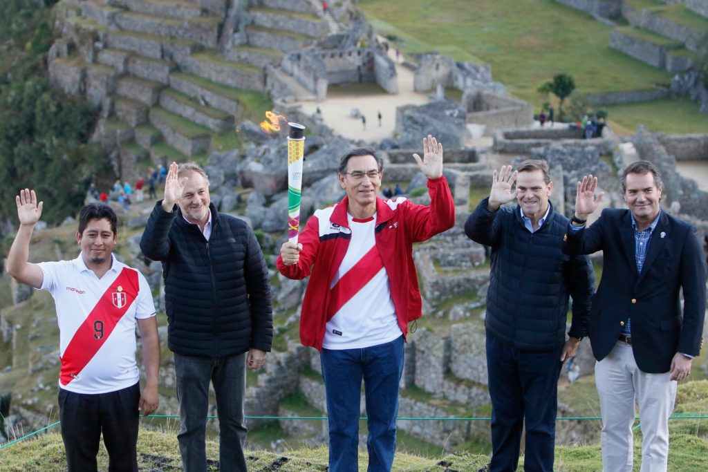 Antorcha Panamericana fue encendida en Machu Picchu