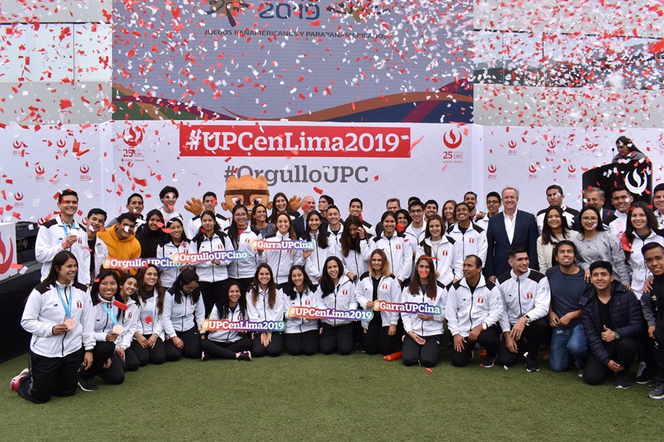 UPC reconoció a los deportistas que destacaron en Lima 2019