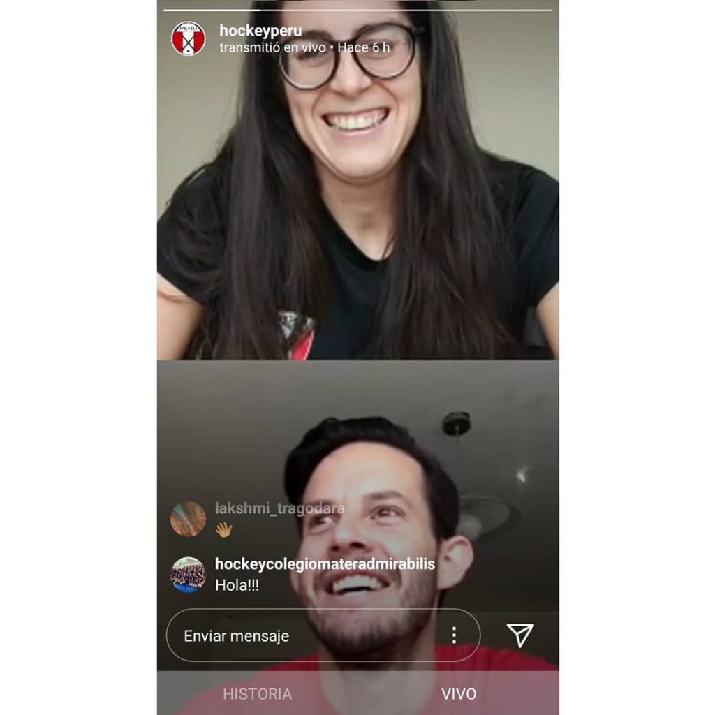 Fabrizio Corno y Maru Montes-Niño protagonizaron el primer Instagram Live de la Federación