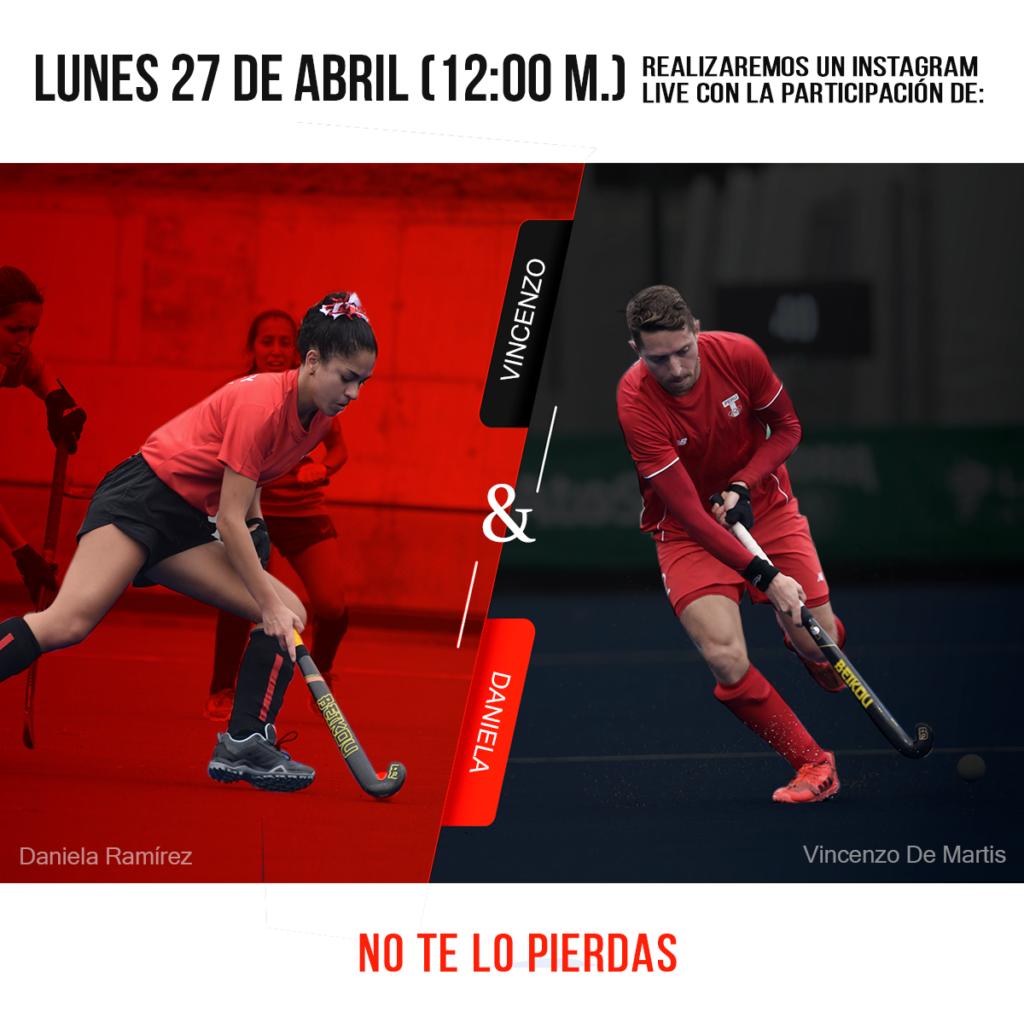 Vincenzo De Martis y Daniela Ramírez, protagonistas del segundo Instagram Live de la Federación