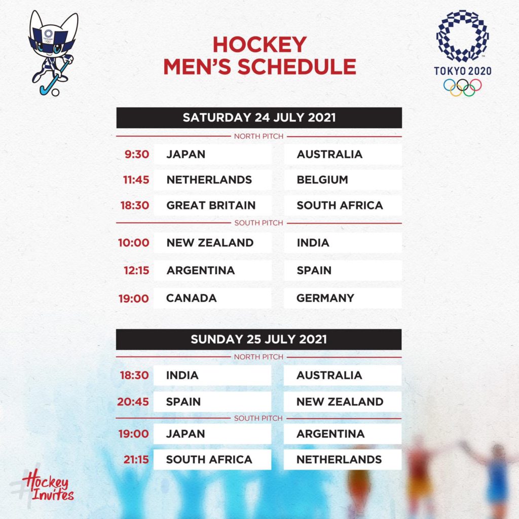 El calendario íntegro de las competencias de hockey