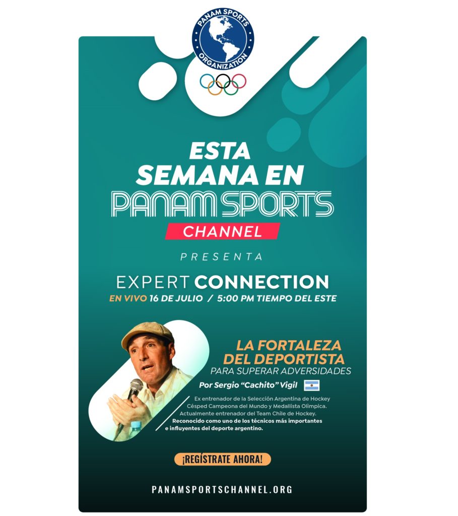 Sergio ‘Cachito’ Vigil, presente esta semana en Panam Sports Channel
