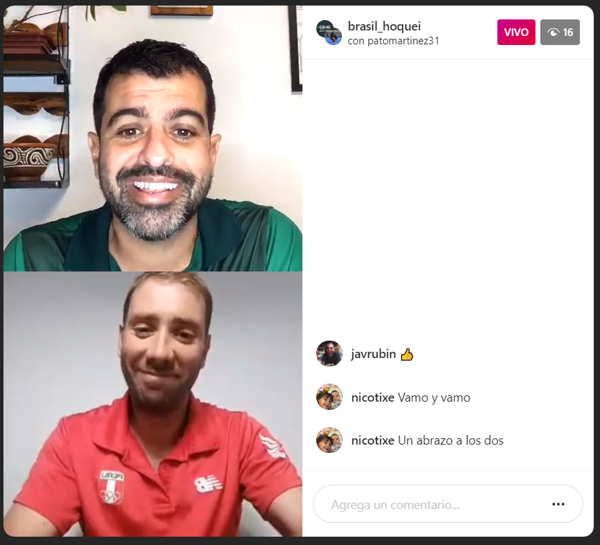Patricio Martínez y Cláudio Rocha protagonizaron una interesante conversación a través de Instagram
