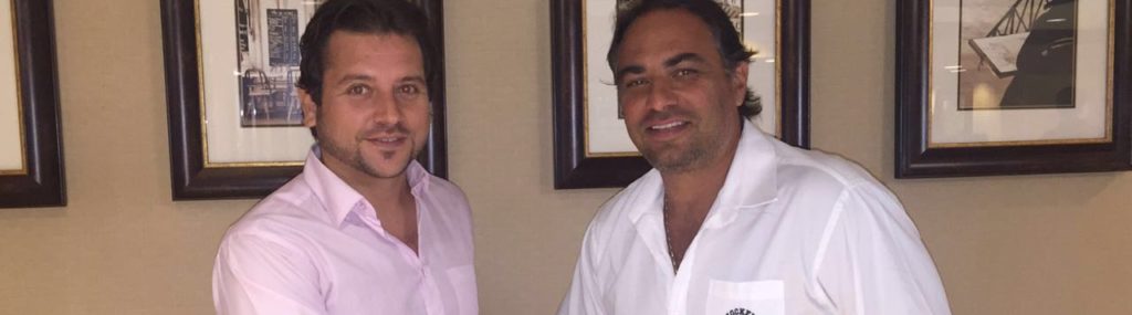 Pablo Mendoza con Gianni Delucchi